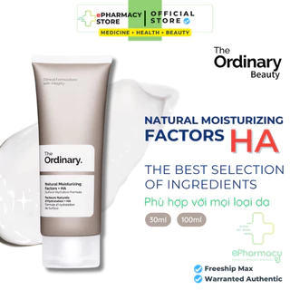 The Ordinary Natural Moisturizing Factors + HA - Kem Dưỡng Ẩm The Ordinary khóa ẩm mềm mịn da