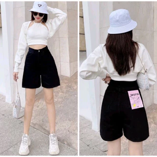 Quần Short Jean Nữ Phong Cách Trẻ Năng Động