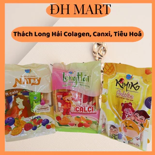 Thạch rau câu LONG HẢI - thạch bổ sung Collagen ít Calo, Canxi chắc khoẻ cao lớn, Prebiotis tốt cho hệ tiêu hoá gói 500g