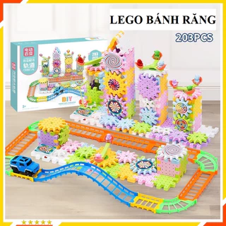 [Hot] Đồ Chơi Lắp Ráp Bánh Răng Vòng Xoay Chuyển Động 83/135/203 Chi Tiết, Xếp Hình Lego Giáo Dục Thông Minh Cho Bé