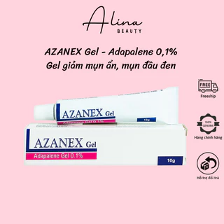 Gel giảm mụn ẩn, mụn đầu đen Azanex - Adapalene 10g