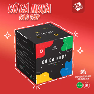 Cờ Cá Ngựa Top Boardgame phiên bản Cao cấp, quân cờ ngựa đẹp, bàn chơi và hộp đựng dày và chống nước