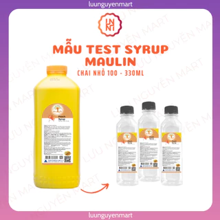 Mẫu thử mẫu test syrup Maulin - Chai 100ml hoặc 330ml