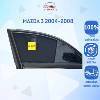 Rèm Che Nắng Xe Mazda 3 2004-2008 Loại 1 Mr.OTO. Chuẩn Khít Theo Xe. Bảo Hành 2 Năm