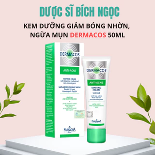 Dermacos Kem Dưỡng Giảm Bóng Nhờn, Ngừa Mụn Farmona Dermacos Anti Acne Matting Cream 50ml - Dược sĩ Bích Ngọc