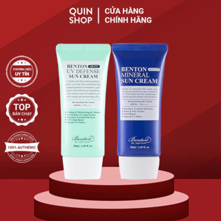 Kem Chống Nắng Cho Da Khô, Nhạy Cảm Benton Air Fit UV Defense, Skin Fit Mineral Sun Cream