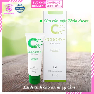 SKNM | Sữa Rửa Mặt Thảo Mộc Ngừa Mụn - CODOBYE CLEANSER ® 100g