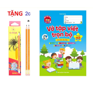 Sách - Vở Tập Viết Trọn Bộ Cho Bé Vào Lớp 1 - Phiên Bản Mới Nhất 5 Trong 1