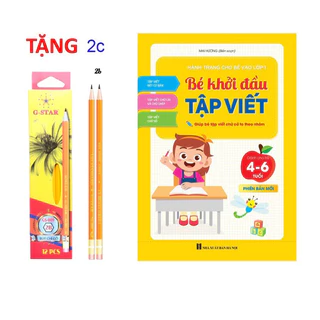 Sách - Bé Khởi Đầu Tập Viết - dành cho trẻ 4 - 6 tuổi (1 cuốn)