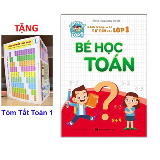 Sách - Bé Học Toán - Hành trang cho bé tự tin vào lớp 1 (1 cuốn)