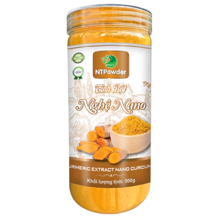 Tinh Bột Nghệ Nano Curcumin sấy lạnh nguyên chất NTPowder 500g - Nhất Tín Food