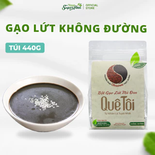 Gạo Lứt Mè Đen Quê Tôi Không Đường (Túi 440g) Your Superfood