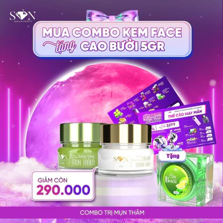 Combo Face SON Chính Hãng Tặng Đủ Quà - Bộ Kem Face SON Nguyễn Tiên 4 Món Chuẩn Xịn