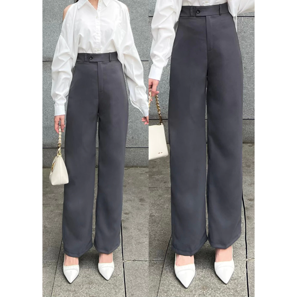 Quần tây ống rộng suông dài - 247store - Q09/P0K1