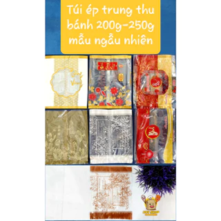 10 cái Túi ép bánh trung thu 200gr-250g ⚡ GIÁ SỐC  túi đựng bánh trung thu dày dặn, không dễ bị rách hoặc nhàu