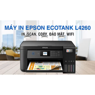 Máy in phun màu Epson L4260 Scan,copy,wifi,in đảo mặt