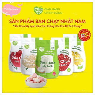 Tổng hợp bánh ăn dặm Mămmy sữa chua sấy khô , Bánh sữa chua vị trái cây cho bé từ 6 tháng