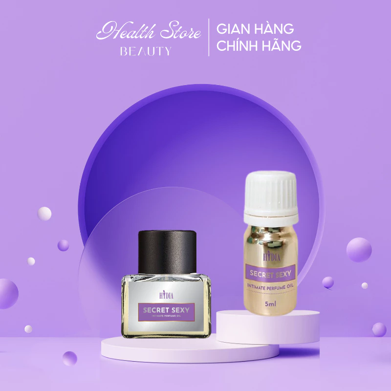 Nước hoa vùng kín nữ Secret Sexy Hydia 5ml vùng kín sạch sẽ khô thoáng lưu hương thơm ngọt ngào, quyến rũ