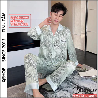 Bộ đồ pijama nam Luxury cao cấp quần dài tay dài sang trọng QSHOP QM774