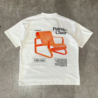 Áo Thun Eddie PAIMIO CHAIR Black/White 250gsm