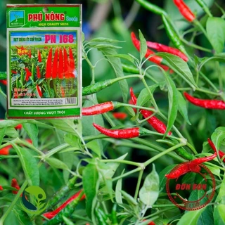 Hạt Giống Ớt Chỉ Thiên Siêu Cay F1 Phú Nông - Gói 0.1g - Hot Pepper