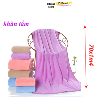 Khăn tắm hàn quốc siêu êm chất cotton size to lớn 70x140cm - Dbavio