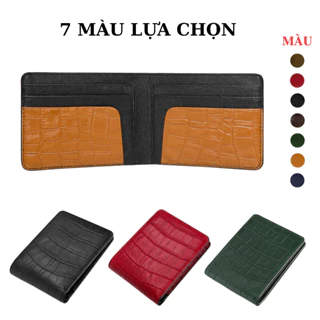 Ví da bò cao cấp - Bảo hành 5 năm - Thương hiệu uy tín Longdo Leather - B08