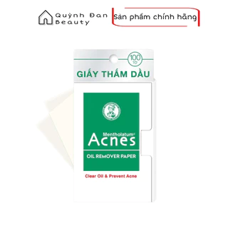 Giấy thấm dầu Acnes Oil Remover Paper (100 tờ)