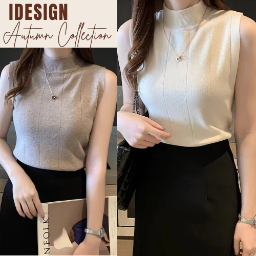 Áo len sát nách, cổ lọ dáng ôm Sexy, áo len cao cấp Quảng Châu cổ 3 phân, (AL07)