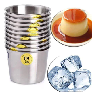 Set 10 Chung Làm Đá Để Tủ Lạnh Tiện Lợi (Nhôm - Inox)