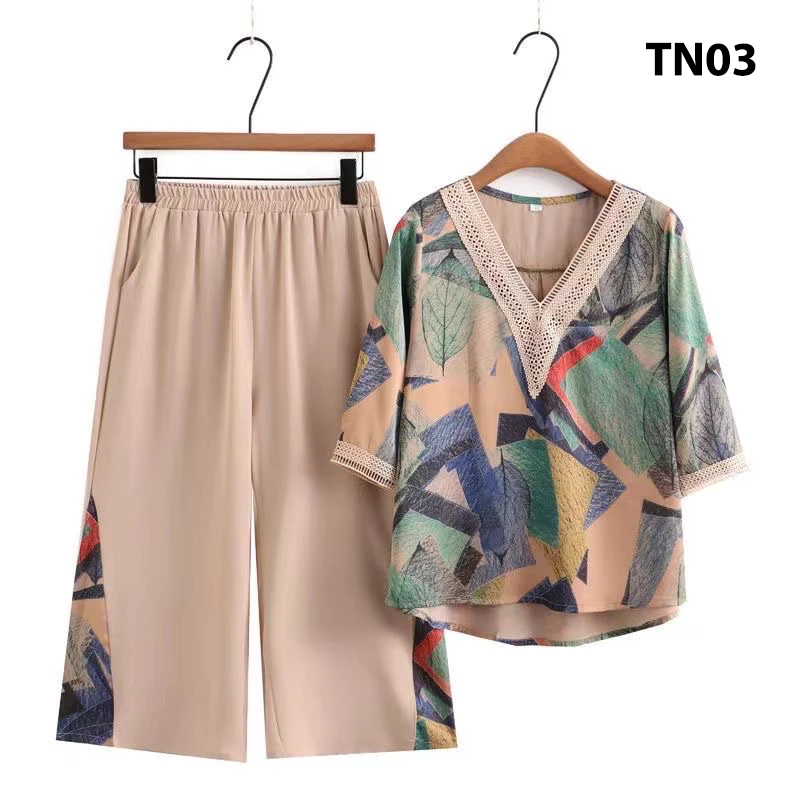 Bộ quần áo trung niên , Món quà dành tặng cho mẹ ý nghĩa - bộ đồ đi tiệc đi chơi cho các mẹ 📸♥️ ✔️