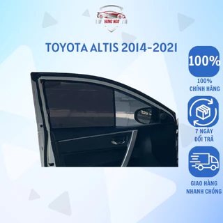 Rèm Che Nắng Xe Toyota Altis 2014-2021 Loại 1 Mr.OTO. Chuẩn Khít Theo Xe. Bảo Hành 2 Năm