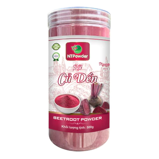 Bột Củ Dền sấy lạnh nguyên chất NTPowder hũ Pet 500gr - Nhất Tín Food