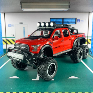 Mô hình xe Ô tô kim loại Ford Beast Raptor 6x6 tỉ lệ 1:28