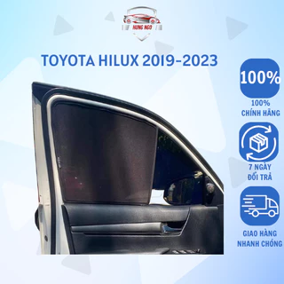 Rèm Che Nắng Xe Toyota Hilux 2019-2023 Loại 1 Mr.OTO. Chuẩn Khít Theo Xe. Bảo Hành 2 Năm