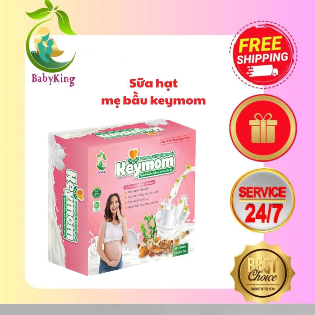 Ngũ Cốc Sữa Hạt Bầu KeyMom 2 Vị