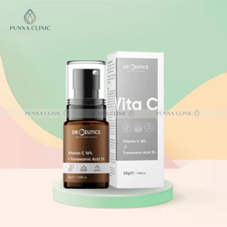 [Chính Hãng] Serum Vitamin C16 DrCeutics Ngăn Ngừa Lão Hóa Và Làm Sáng Da 30g + Vitamin C12 Basic 30g