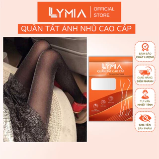 Quần tất giấy nữ LYMIA ánh nhũ lấp lánh sang chảnh, siêu mỏng siêu trong hottrend QT20