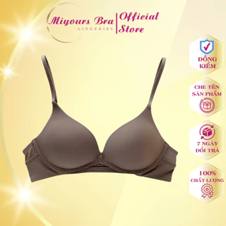 Áo lót nữ su trơn Miyours Fashion & More AL188 không gọng cài trước, đệm mỏng mặc hở lưng