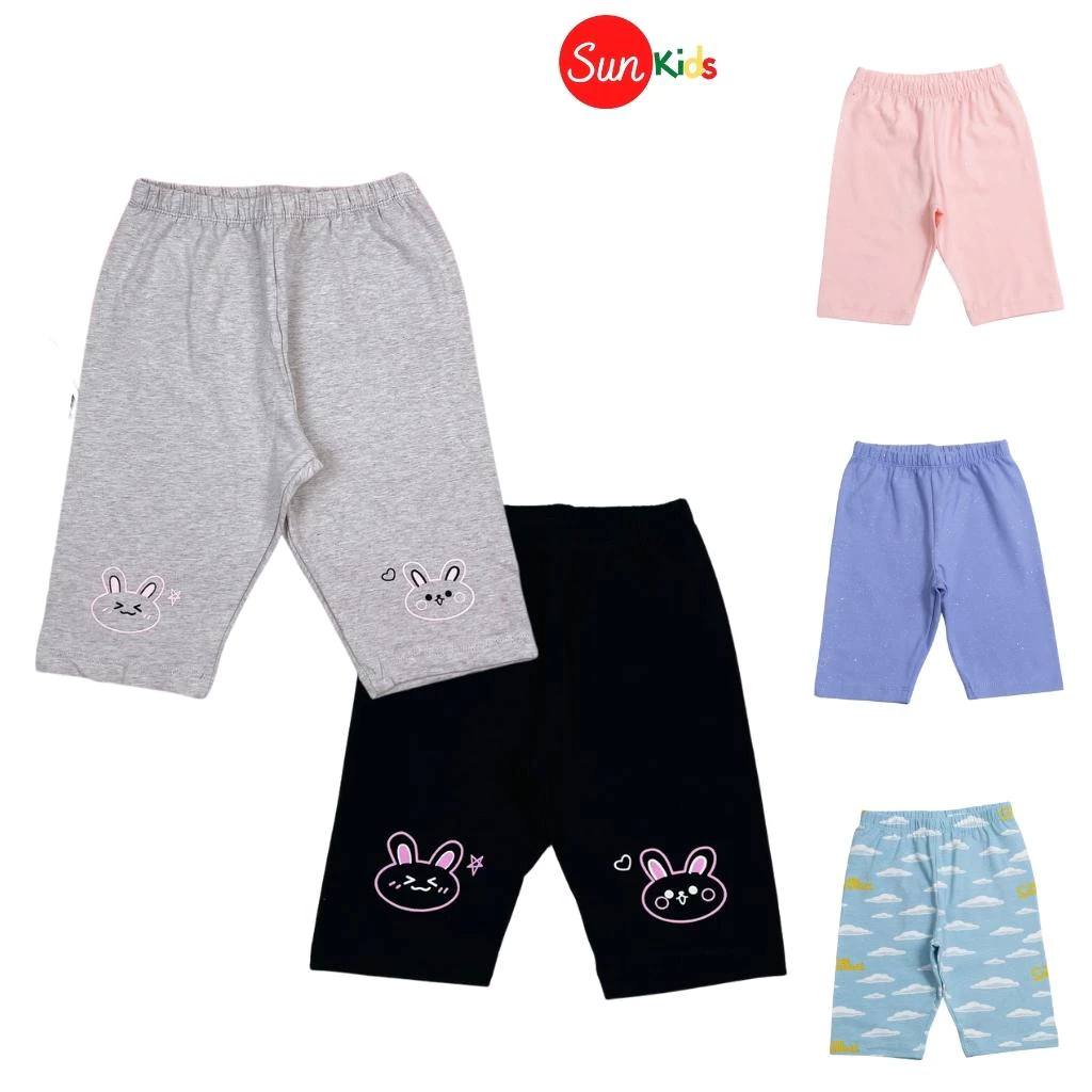 Quần legging bé gái, size 10-16 tuổi, quần legging cho bé chất cotton mềm mát - SUNKIDS