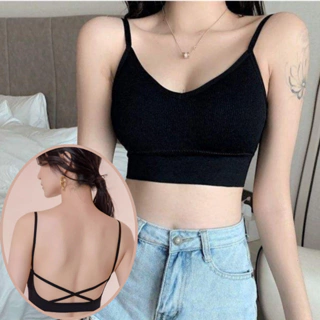 Áo Bra Tập Gym FITCAN Áo Tập Yoga, Áo Thể Dục, Chạy Bộ Croptop Dây Chéo Co Giãn Thoáng Mát Có Mút F2