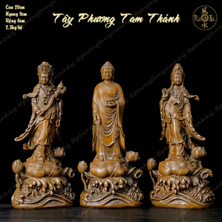 Tây Phương Tam Thánh - Tượng Đồng Thờ Cúng