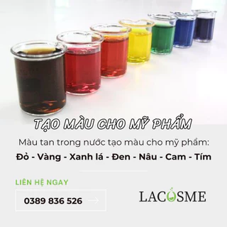 100mL chất tạo màu cho mỹ phẩm, thực phẩm