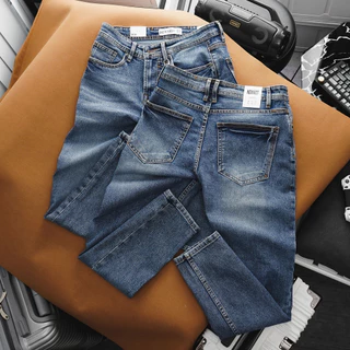 Quần Jeans Newmot màu xanh wash túi - nhãn hiệu thuộc TOM MENSWEAR Shop