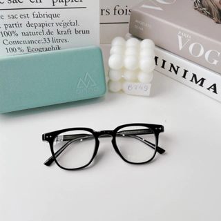 Gọng kính mắt thời trang chính hãng ANNA nam nữ dáng tròn gọng nhựa dẻo 550CA010