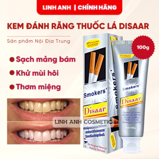 Kem Đánh Răng Cho Người Hút Thuốc Lá - Uống Trà & Cà Phê Disaar 100gr