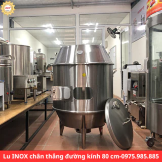 Lu nướng gà vịt cá thịt xá xíu, lu quay gà vịt cá thịt xá xíu chạy than hoặc ga inox phi 80