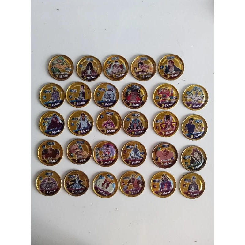 One Piece - Bộ sưu tập thẻ vàng toonies mùa đầu tiên