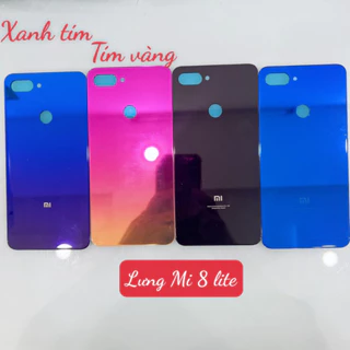 Lưng vỏ xiaomi mi 8 lite - nắp lưng - nắp pin - lưng kính xiao mi mi8 lite