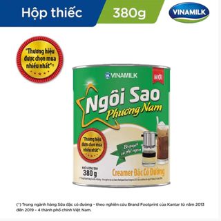 [DATE XA] Sữa đặc Ngôi sao Phương Nam lon thiếc 380gr